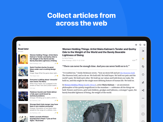 Inoreader: News & RSS reader iPad app afbeelding 4