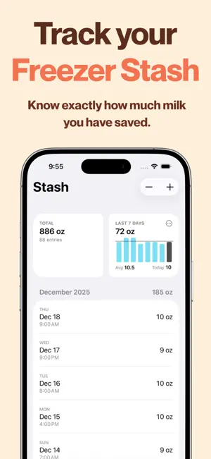 Pump Log® - Track Breast Milk screenshot 3