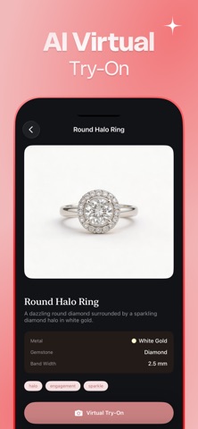 Ring Sizer - Measure & Try On iPhone screenshot