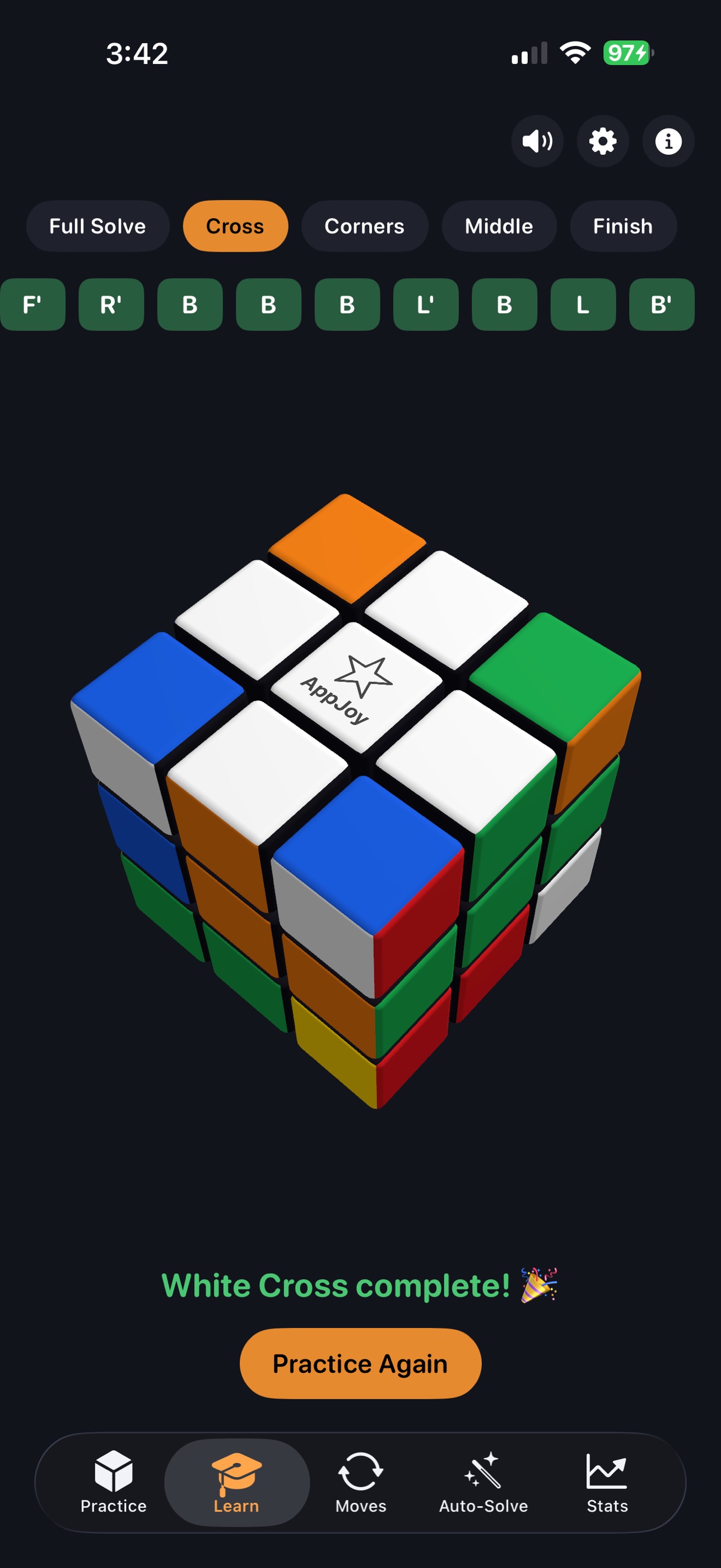 Screenshot 2 of Solve The Cube: Learn & Race