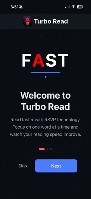 Turbo Read - Speed Reading App screenshot 2