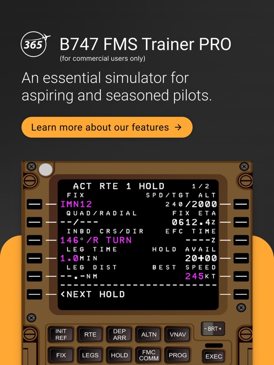 B747 FMS Trainer PRO