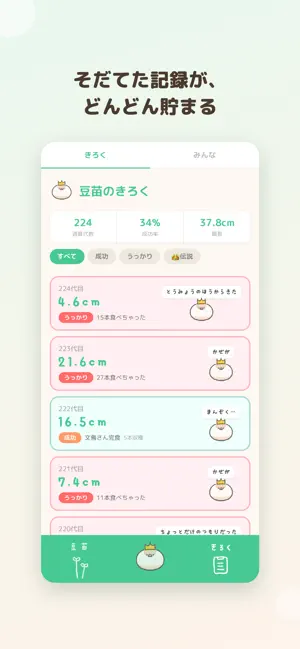 文鳥さんの豆苗ライフ screenshot 3