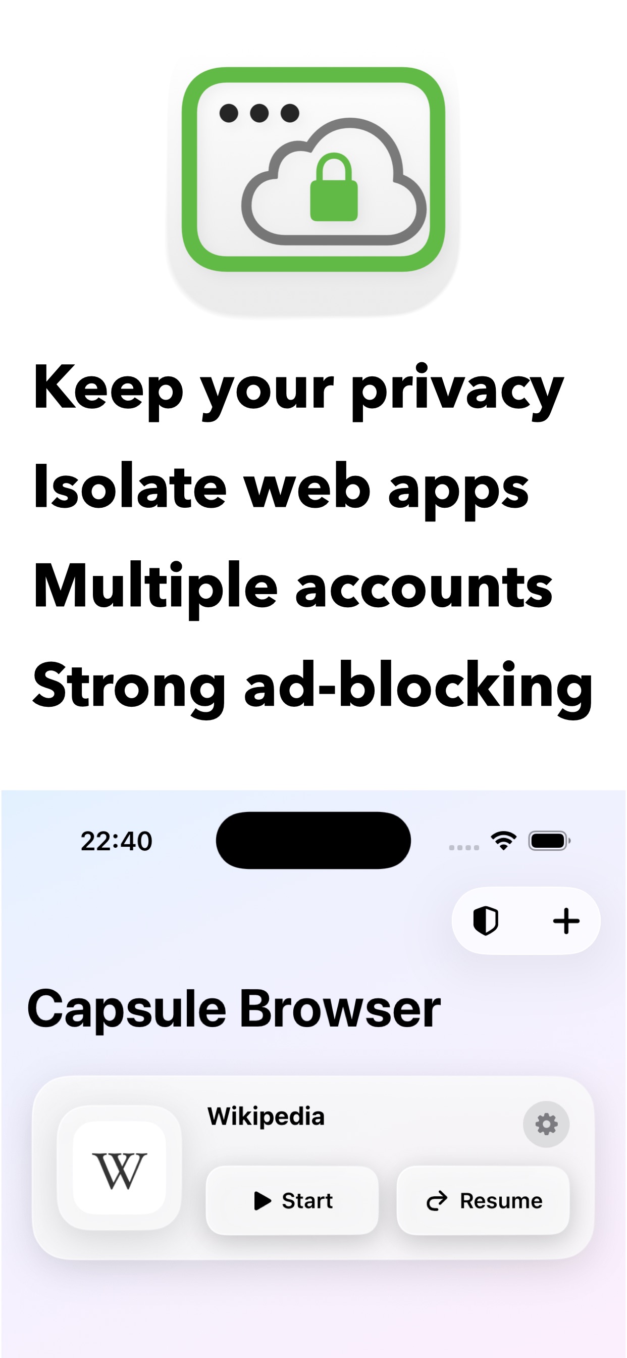 Screenshot 1 of Capsule Browser