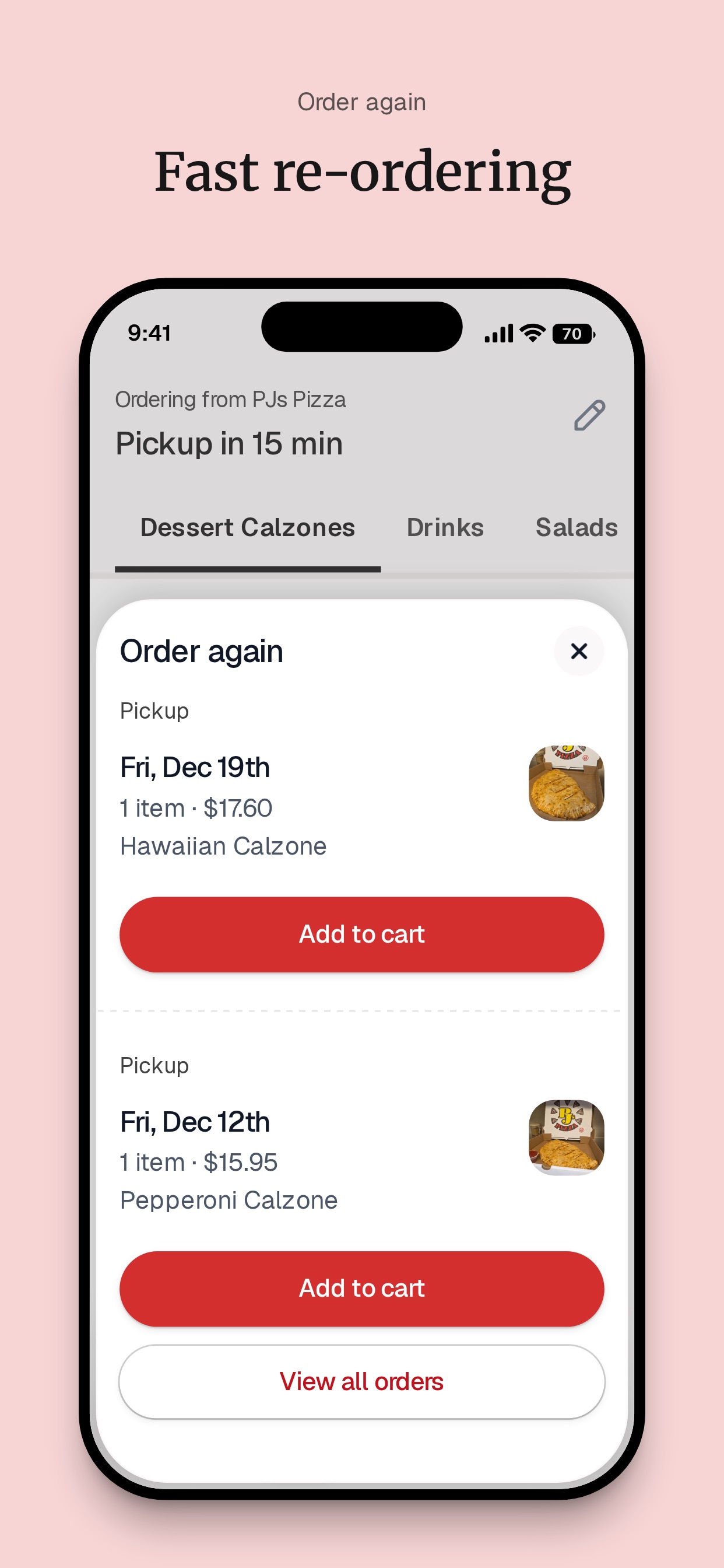 Screenshot 4 of PJs Pizza To Go