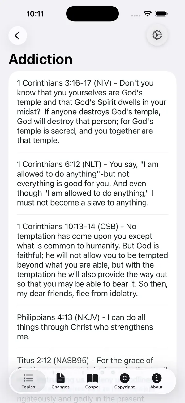 Screenshot #2 pour Scripture Helps