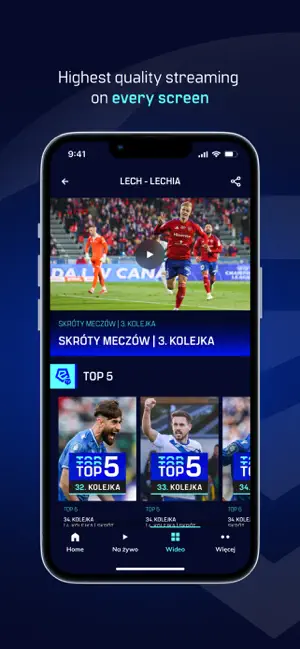 Ekstraklasa TV iPhone screenshot 4