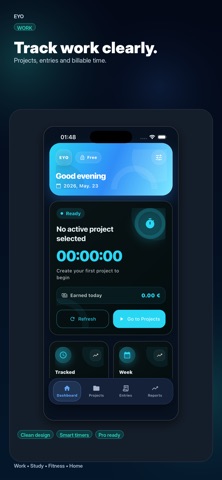EYO Time Tracker screenshot