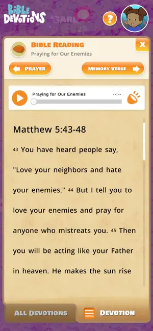 Kids Corner Bible Devotions screenshot 3