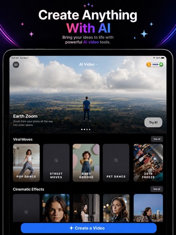 VYDO: AI Photo&Video Generator iPad screenshot
