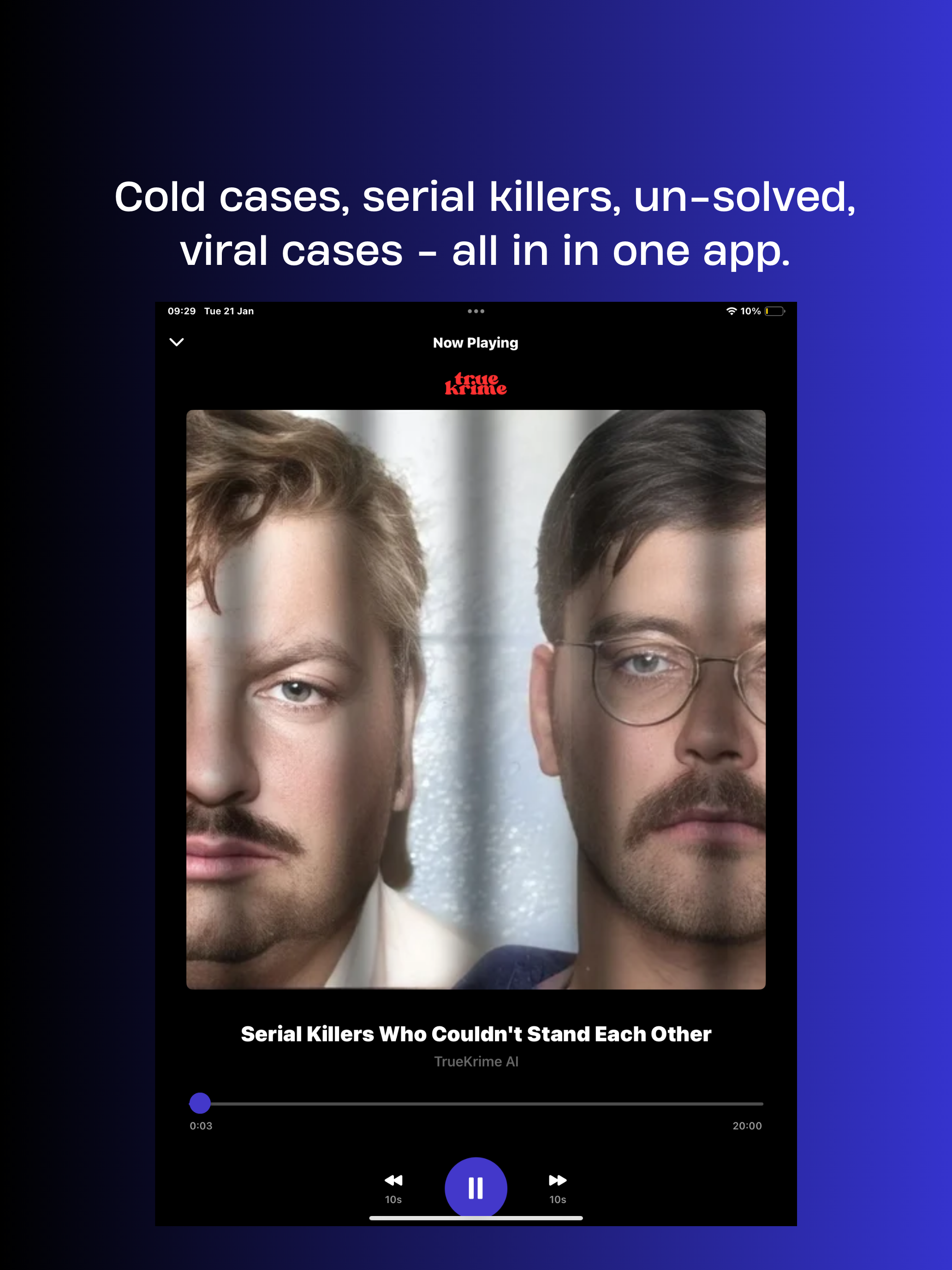 TrueKrime: True Crime Podcasts screenshot 8