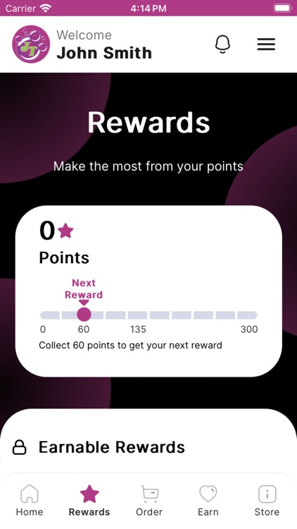 JT Boba House Rewards