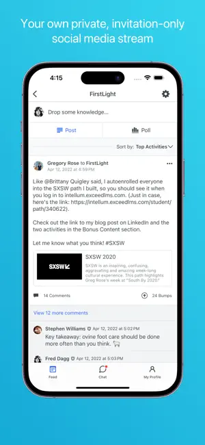 Intellum Social screenshot 1