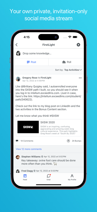 Intellum Social Screenshot 1 of 5