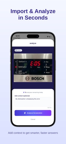 SnapSolve: AI Error Fixer iPhone screenshot