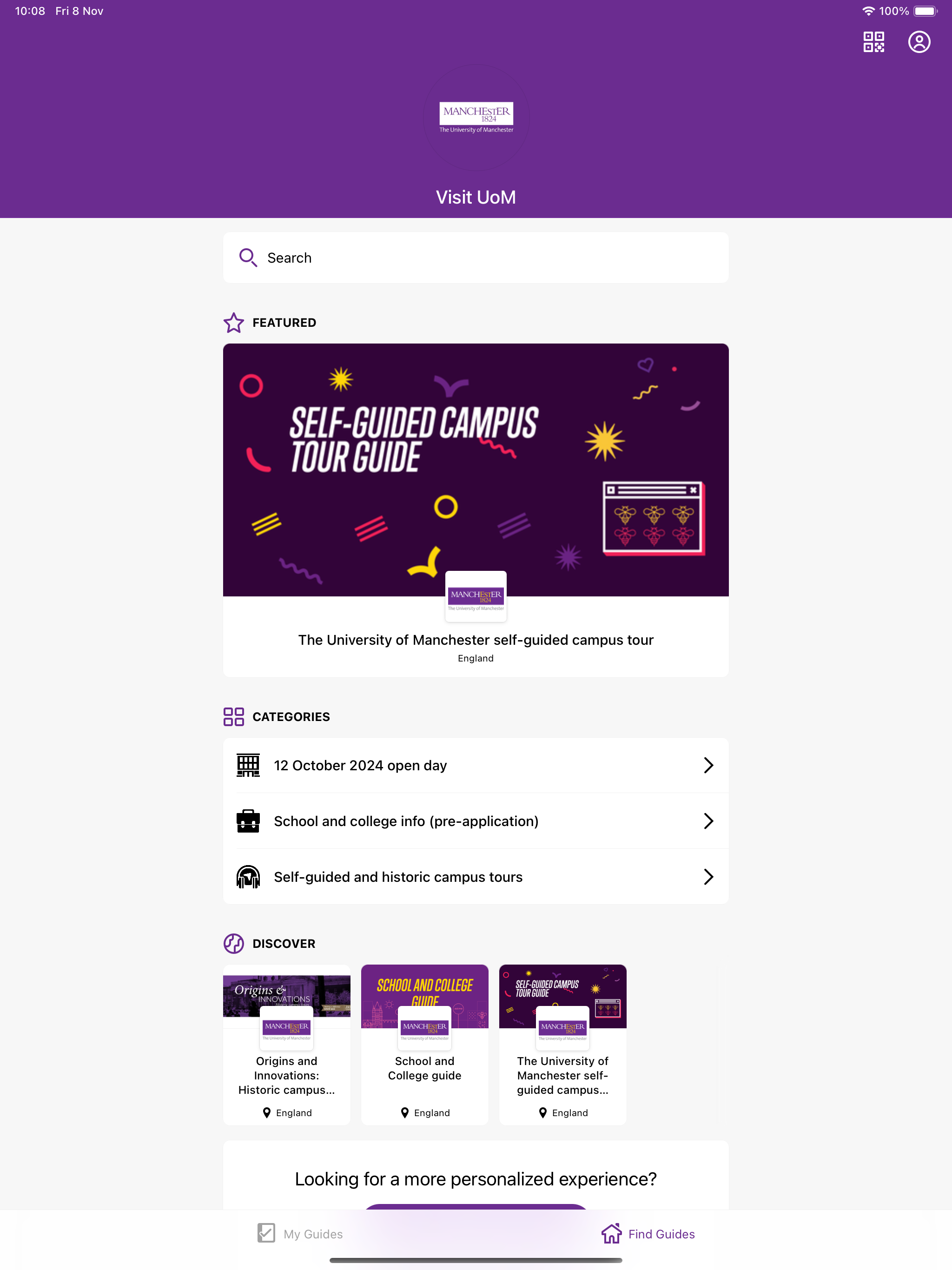Visit UoM