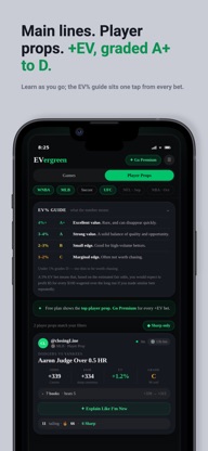 EVergreen: +EV Sports Betting screenshot 3