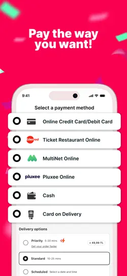 Yemeksepeti: Yemek & Market iPhone Ekran Görüntüsü 6