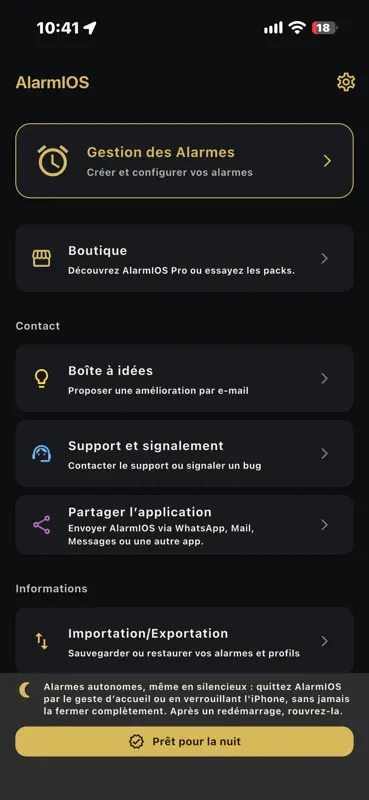 AlarmIOS screenshot 1 of 10