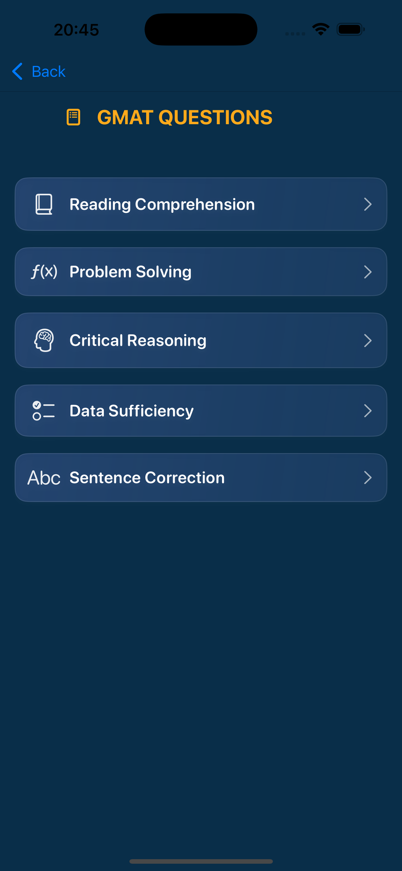 GMAT PREP : TESTS