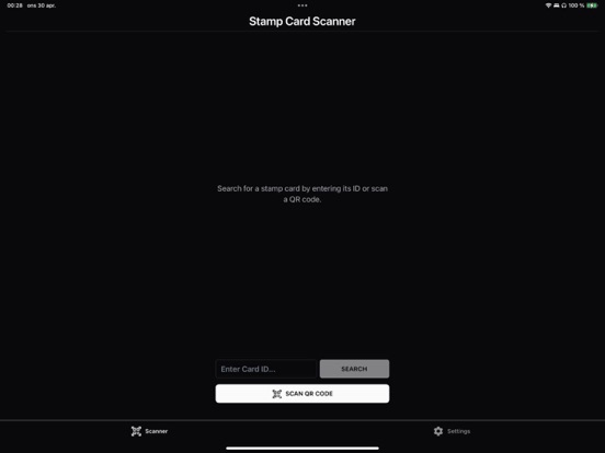 WalliCards Stamper Companion app screenshot