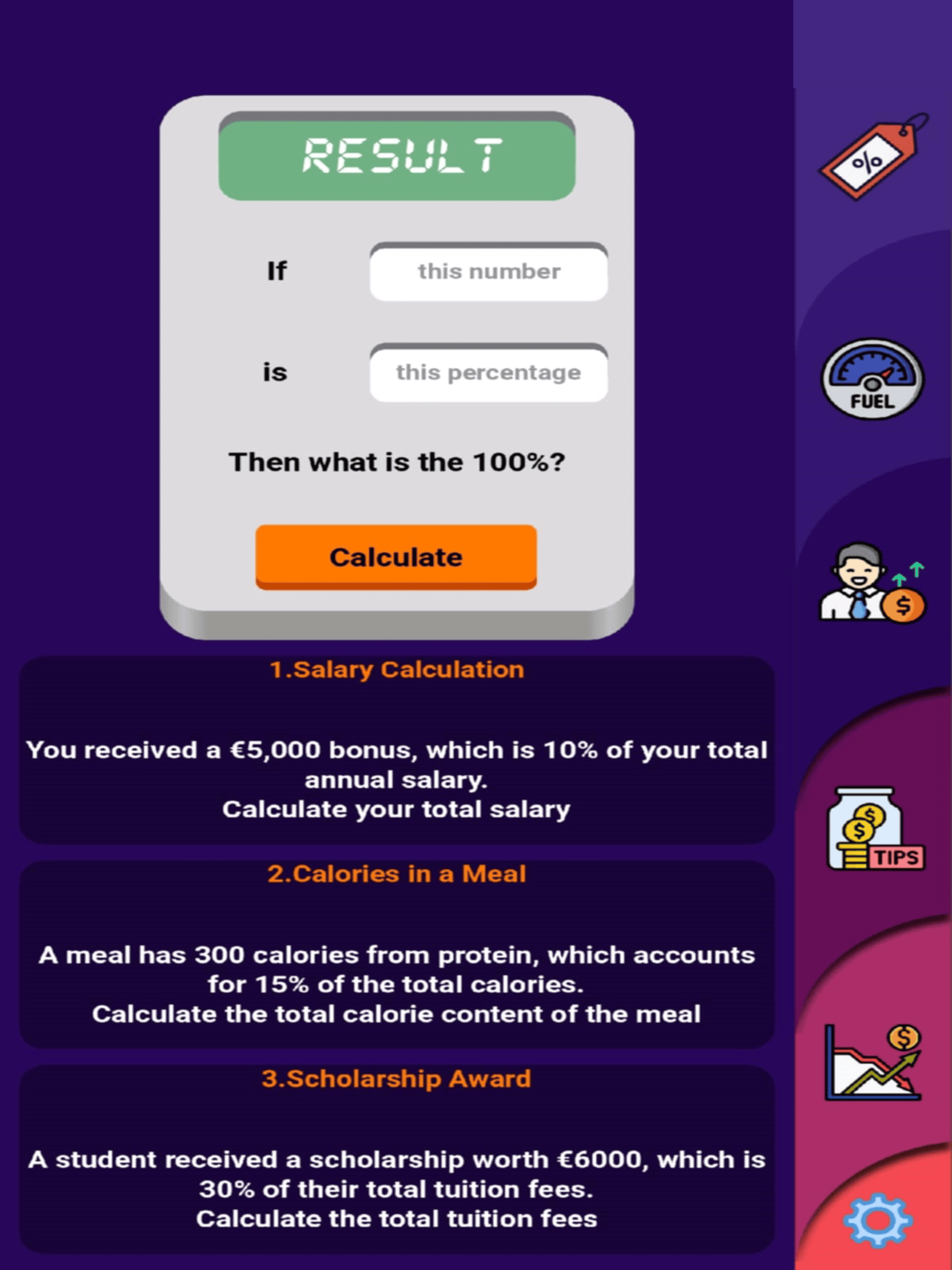 5-in-1 Percentage Calculator screenshot 13