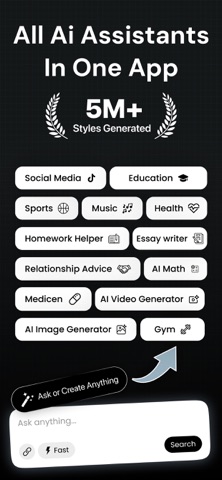 AI Chat Bot Assistant : ChamP iPhone screenshot
