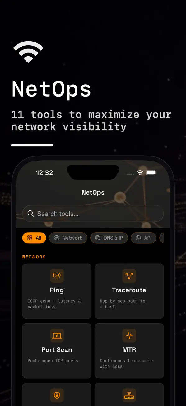 Screenshot #1 pour NetOps: Network Toolkit