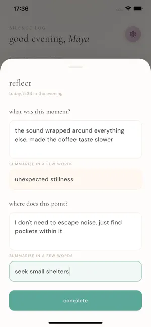 Silence Log screenshot 4
