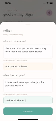 Silence Log Screenshot 4 of 6