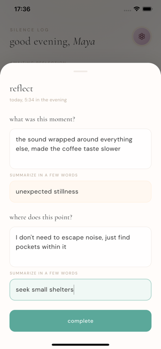 Silence Log Screenshot 4 of 6