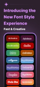 Fonts Style - Lettering Design screenshot