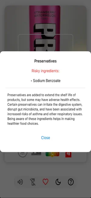 myha - food scanner screenshot 3