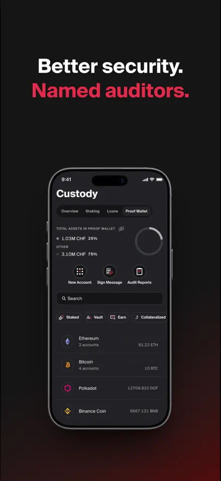 Bitcoin Suisse app screenshot 5