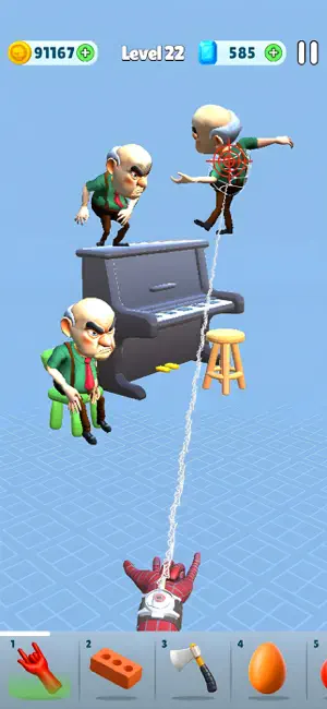 Wacky Uncle: Hit & Punch Game screenshot 1