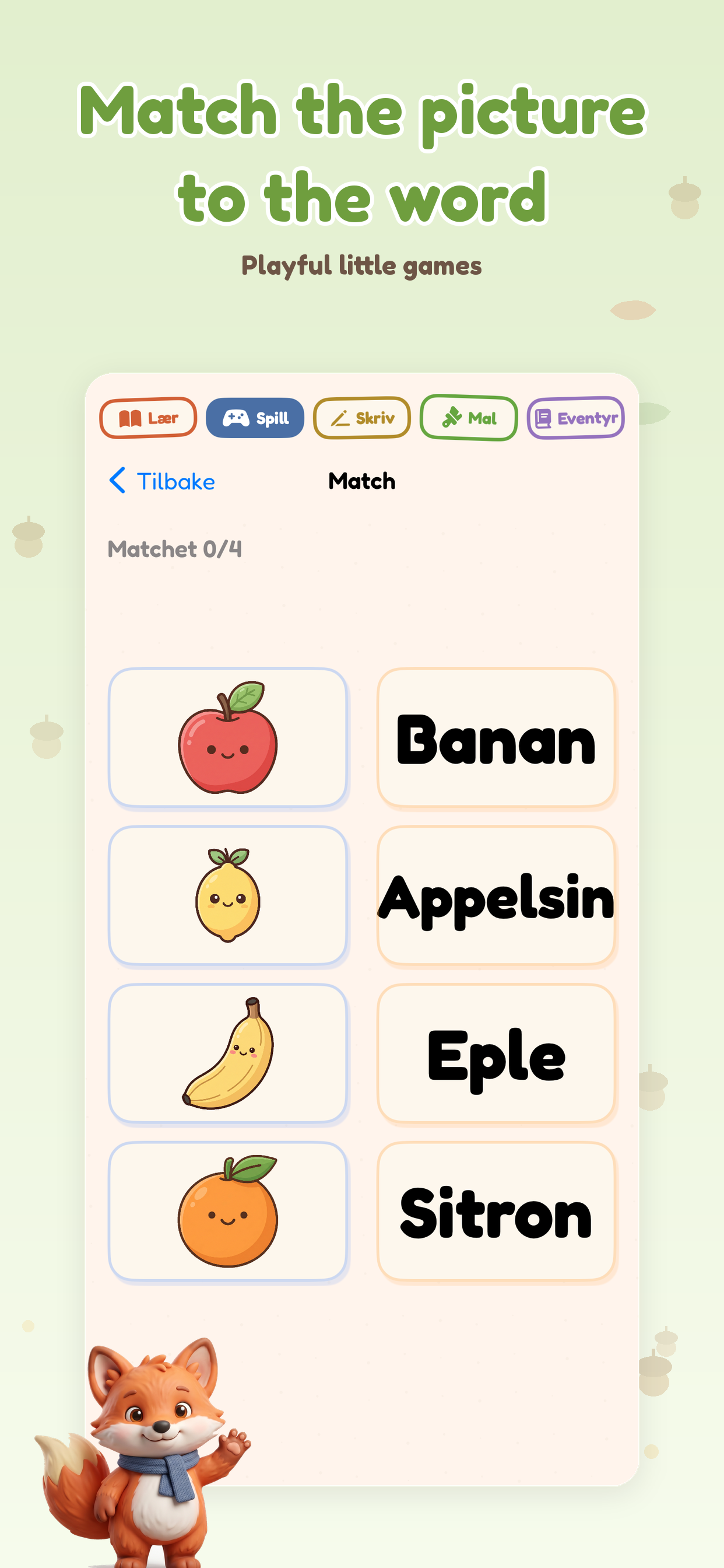 Lille Rev - Learn Norwegian screenshot 6