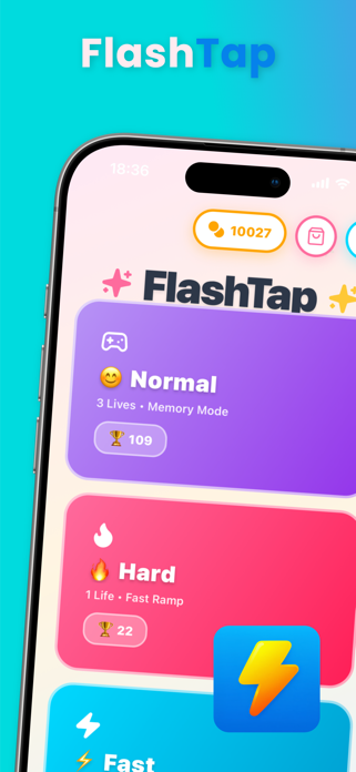 FlashTap - Reflex Game Screenshot 1 of 5