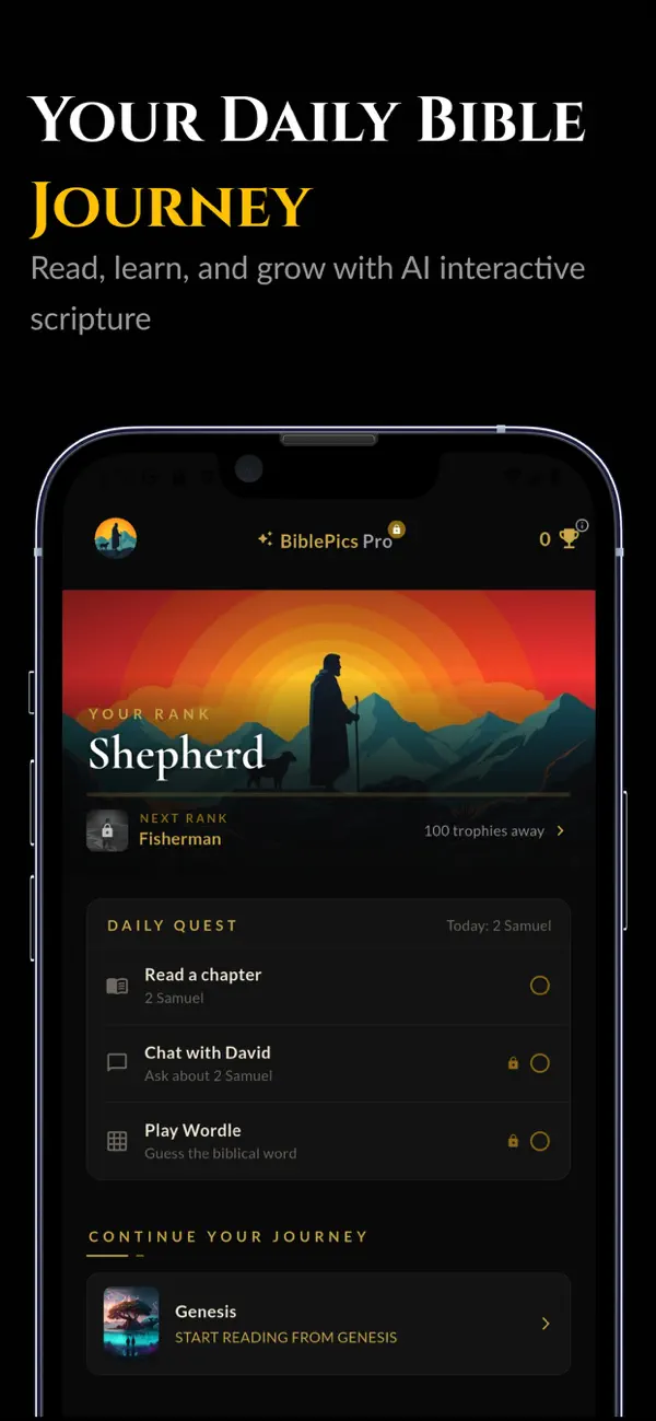 Screenshot #1 pour Bible Chat: AI Bible Study