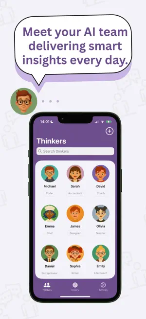 Thinkers - Your AI Advisors screenshot 2