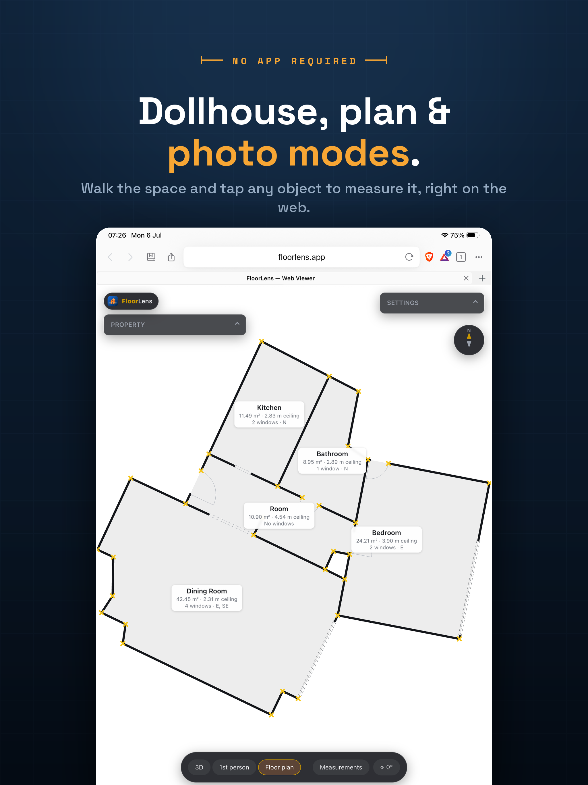 FloorLens: 3D Room Scanner screenshot 12