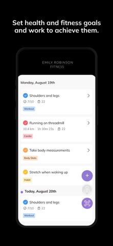 Emily Robinson Fitness screenshot