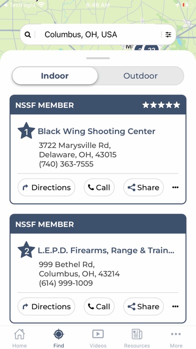 Where To Shoot iPhone screenshot 3 - Sports app