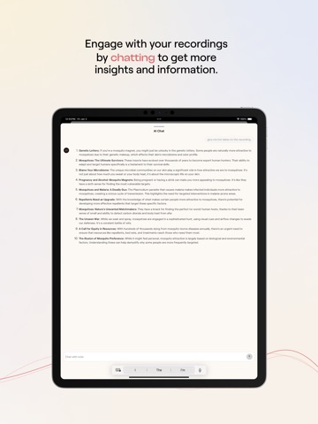 Notable - Ai Note Taker iPad screenshot