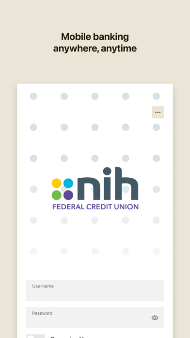 Screenshot #1 pour NIH Federal Credit Union