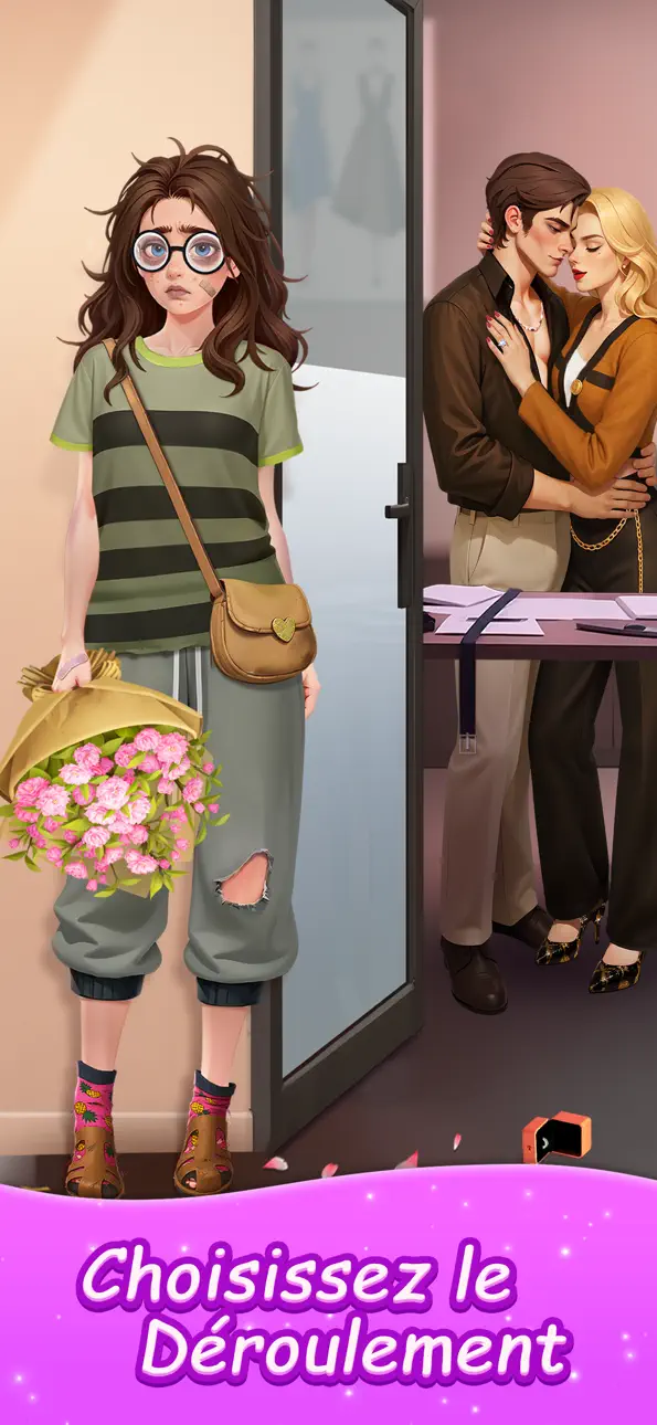 Merge Fashion: Romance Story iOS Mod IPA screenshot 2 - iOS game interface