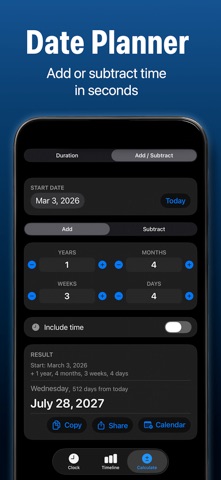 World Clock:Timezone Converter iPhone screenshot