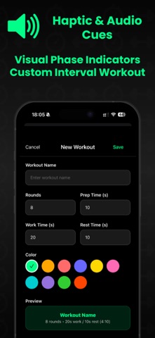 Tabata Timer: Interval Timer X Screenshot 3 of 3