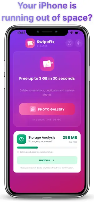SwipeFix - Photo Cleaner screenshot 1