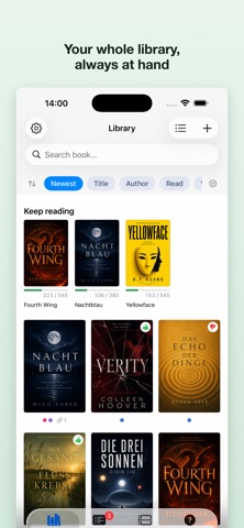 Bookmook: Book Tracker iPhone screenshot