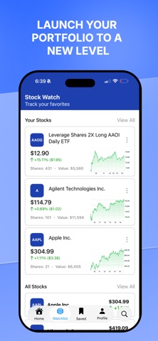 PortfolioPal: AI Stock News iPhone screenshot